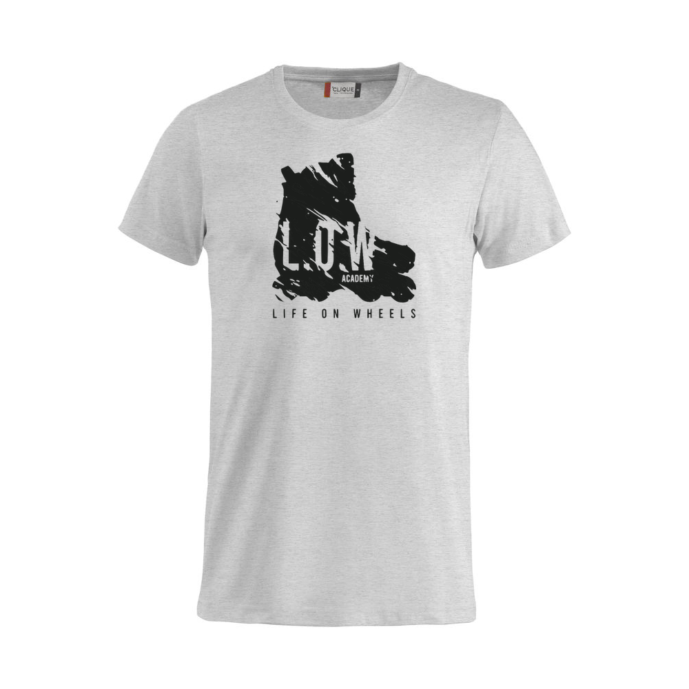 L.O.W T-shirt – Lysegrå – Rulleskøjte
