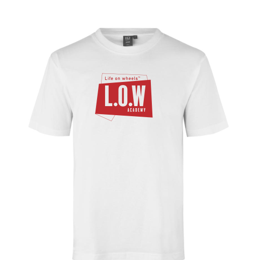 L.O.W T-shirt – Hvid/Rød